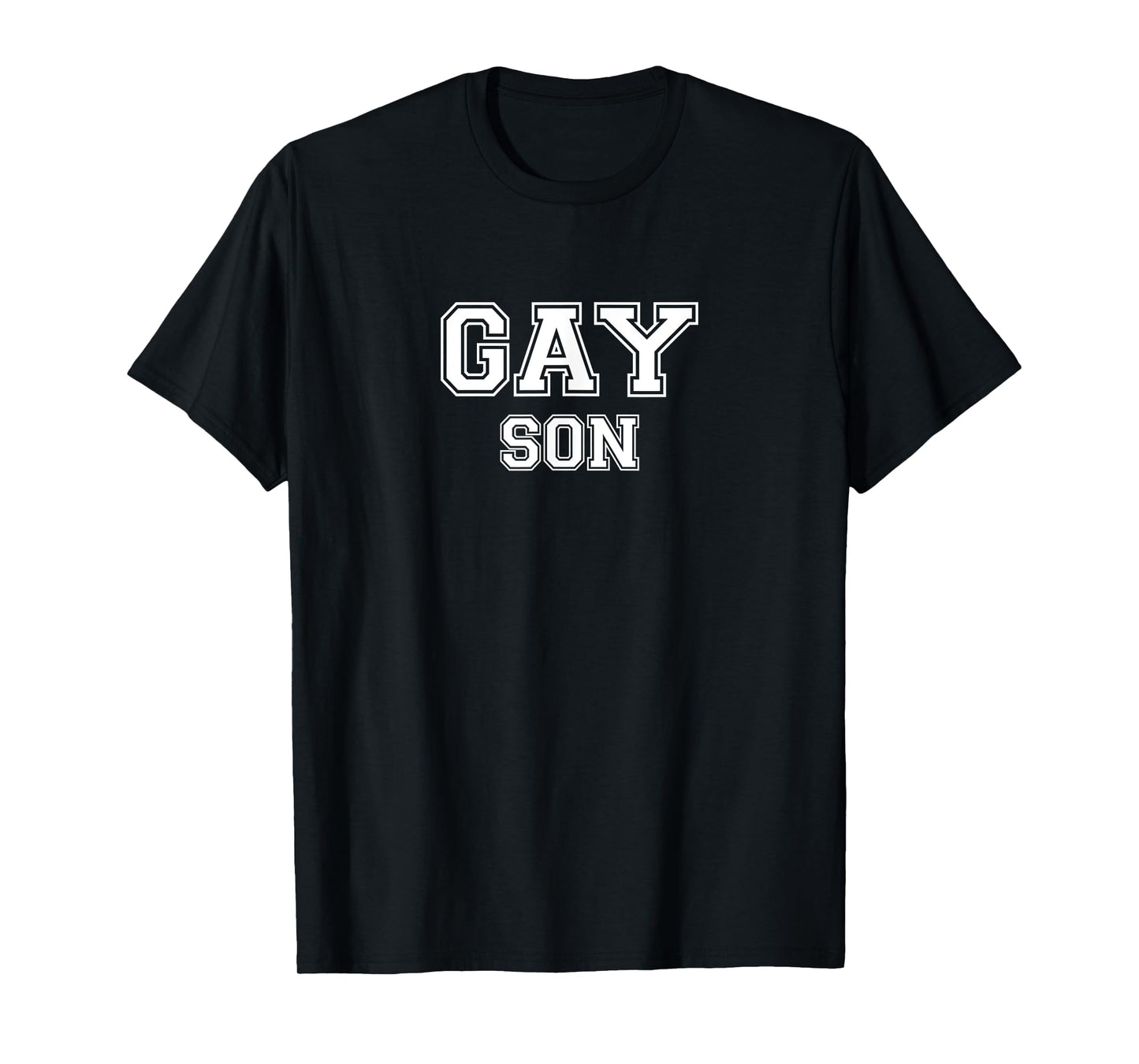 180g pure cotton round neck single side printed T-shirt, gay son T-shirt, casual T-shirt for men and women, perfect T-shirt for holiday gifts, Christmas gifts, 2025 gifts, New Year gifts