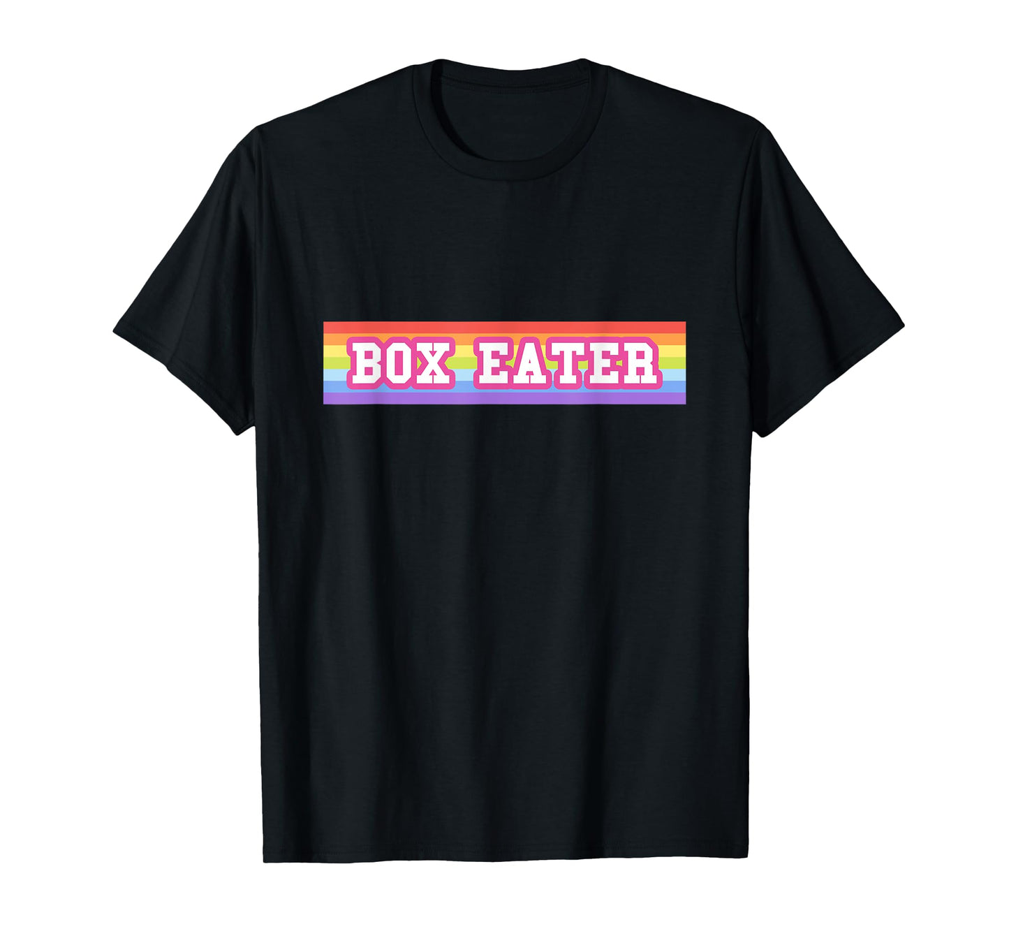180g pure cotton round neck single side printed t-shirt, Lesbian Pride - Box Eater - Funny LGBT Pride gift t-shirts, casual t-shirts for men and women, perfect t-shirts for holiday gifts, Christmas gifts, 2025 gifts, New Year gifts