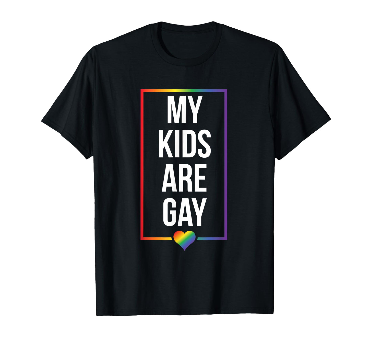 180g pure cotton round neck single side printed T-shirt, I love my gay child LGBT ally rainbow family gay parents T-shirt, casual T-shirt for men and women, perfect T-shirt for holiday gifts, Christmas gifts, 2025 gifts, New Year gifts