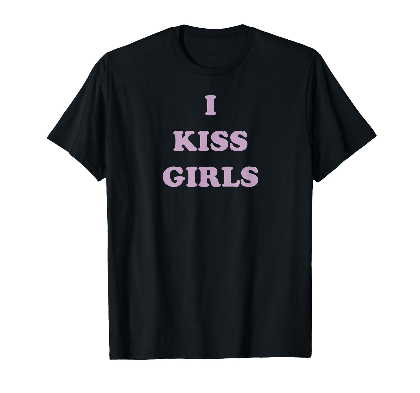 180g pure cotton round neck single side printed T-shirt, I kiss the girl lesbian LGTBQ transgender queer gay pride T-shirt, casual T-shirt for men and women, perfect T-shirt for holiday gifts, Christmas gifts, 2025 gifts, New Year gifts