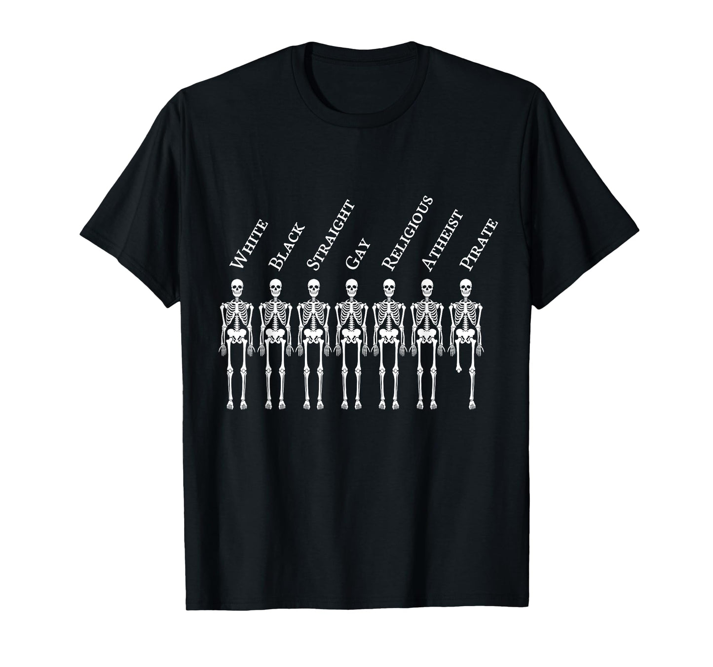 180g pure cotton round neck single side printed T-shirt, funny white black straight gay religious atheist pirate T-shirt, casual T-shirt for men and women, perfect T-shirt for holiday gifts, Christmas gifts, 2025 gifts, New Year gifts