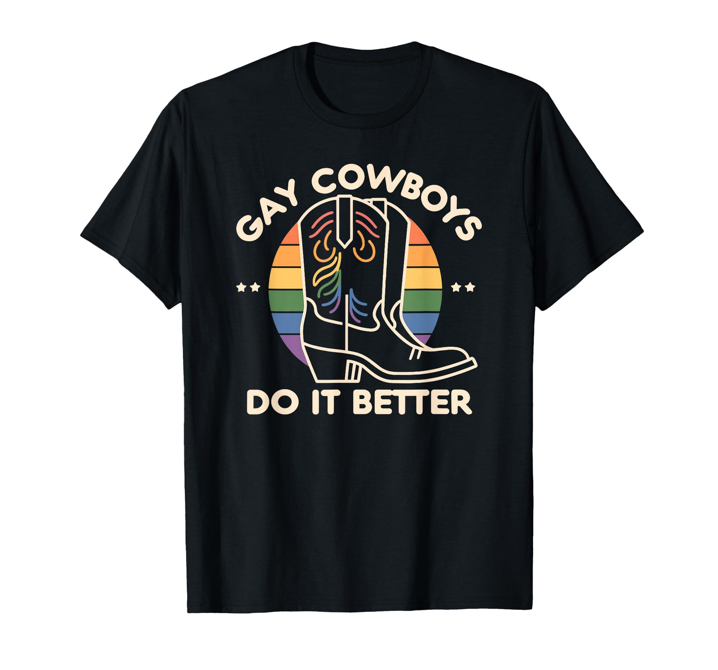 180g pure cotton round neck single side printed t-shirt, gay cowboy quotes, LGBTQ western gay pride gay rodeo t-shirt, casual t-shirts for men and women, perfect t-shirt for holiday gifts, Christmas gifts, 2025 gifts, New Year gifts