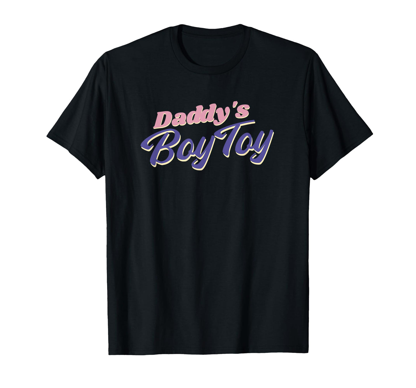 180g pure cotton round neck single side printed T-shirt, Daddy''s Boy Toy - Gay Pride LGBT Pink Bear Gay Dad T-shirt, Casual T-shirts for men and women, Perfect T-shirt for holiday gifts, Christmas gifts, 2025 gifts, New Year gifts