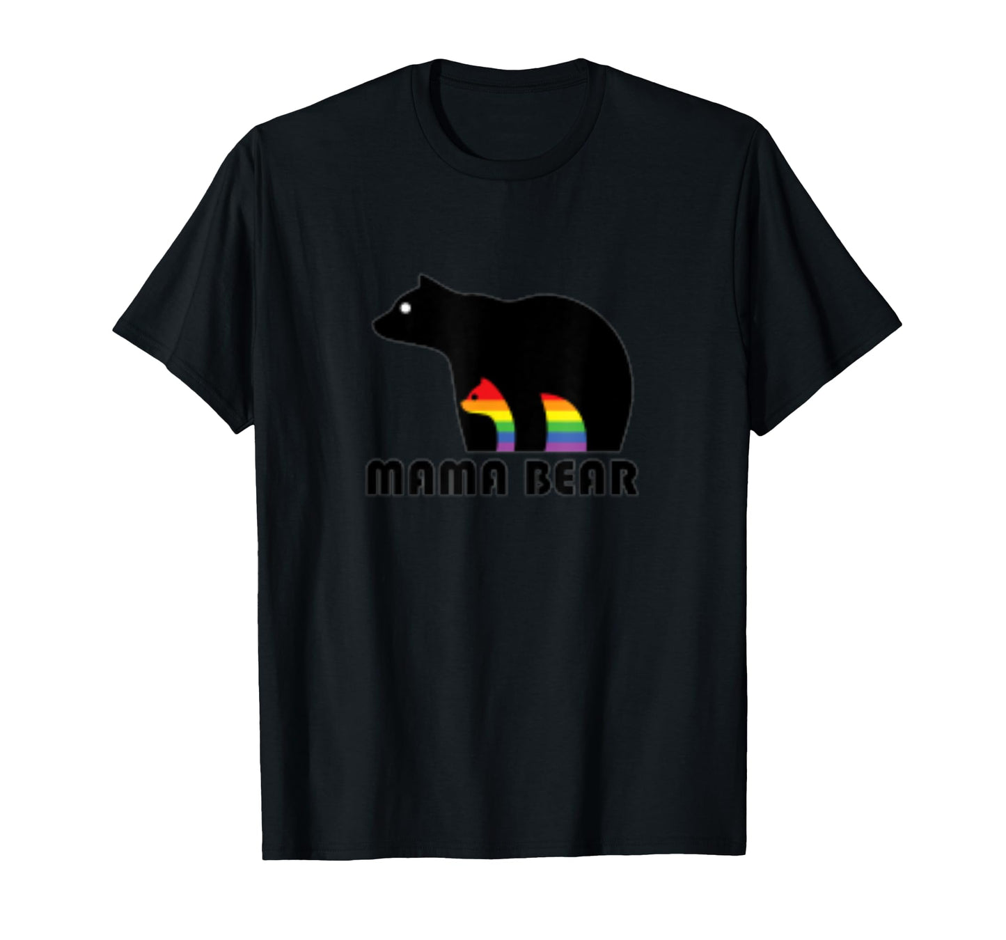 180g pure cotton round neck single side printed T-shirt, Mama Bear Baby LGBT Pride Gay Cub T-shirt, Casual T-shirt for men and women, Perfect T-shirt for holiday gifts, Christmas gifts, 2025 gifts, New Year gifts