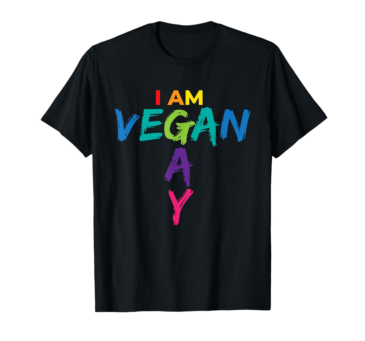 180g pure cotton round neck single-sided printed T-shirt, I am a vegan gay, I am proud of lesbians, tolerant transgender gays T-shirts, casual T-shirts for men and women, perfect T-shirts for holiday gifts, Christmas gifts, 2025 gifts, New Year gifts