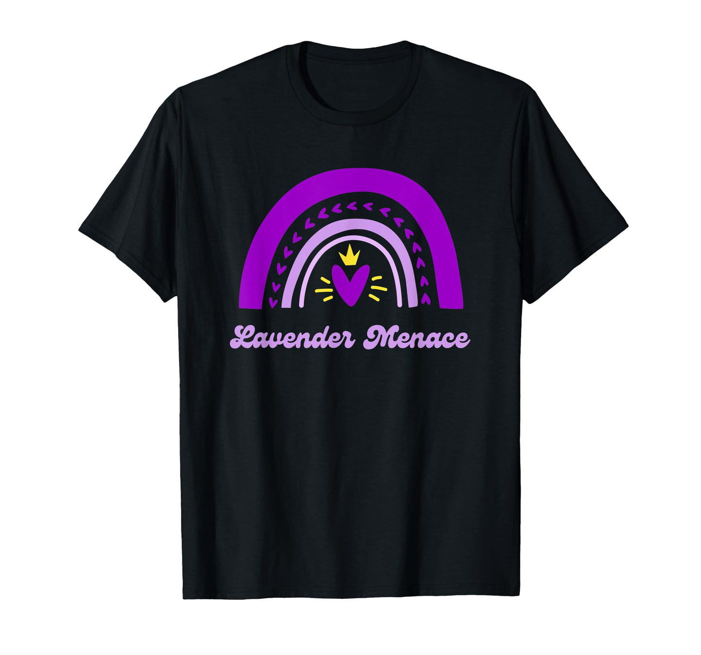 180g pure cotton round neck single side printed T-shirt, lavender threat lesbian LGBT LGBTQ gay pride month T-shirt, casual T-shirt for men and women, perfect T-shirt for holiday gifts, Christmas gifts, 2025 gifts, New Year gifts