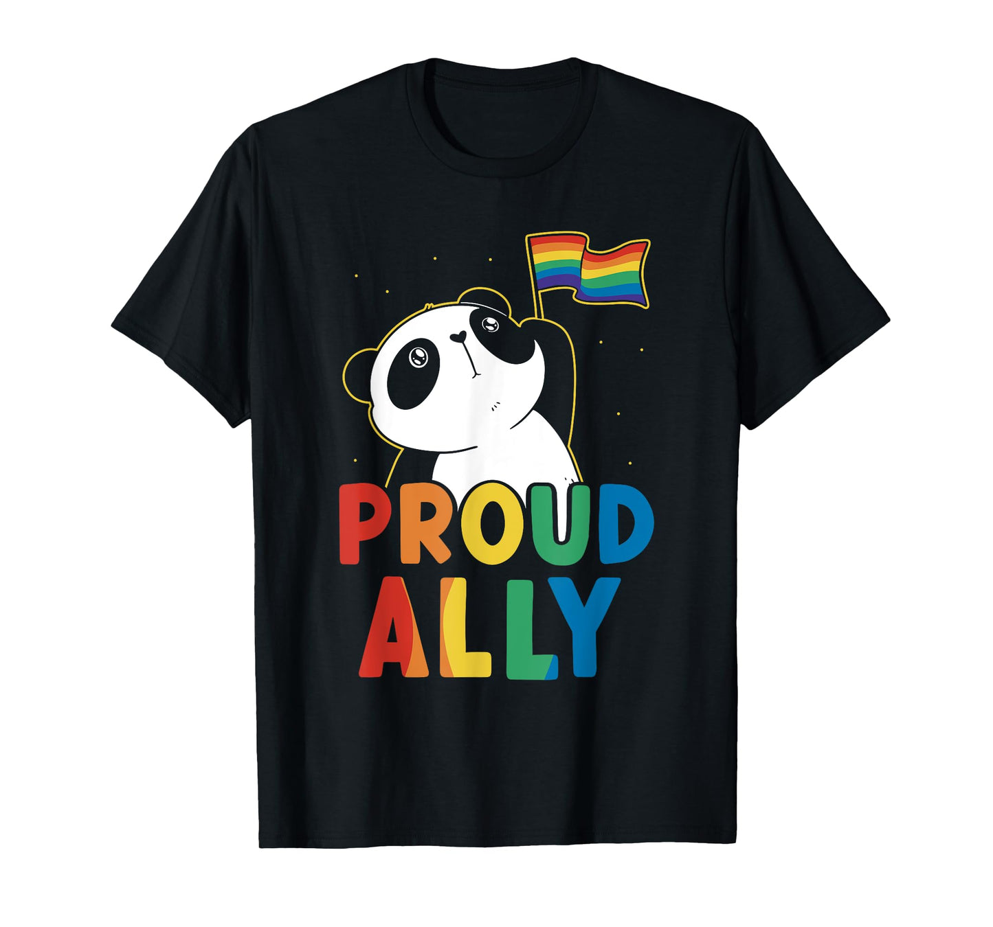 180g pure cotton round neck single-sided printed T-shirt, Proud Ally gay pride parade LGBTQ rainbow T-shirt, casual T-shirts for men and women, perfect T-shirt for holiday gifts, Christmas gifts, 2025 gifts, New Year gifts