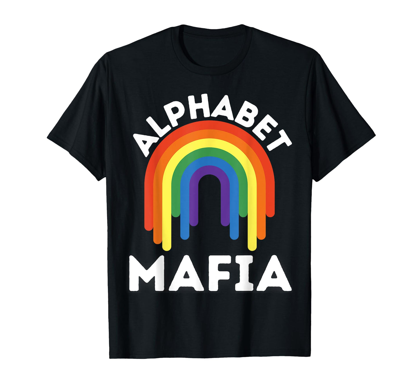 180g pure cotton round neck single side printed T-shirt, Alphabet Mafia - LGBTQ Pride Parade - Sounds like gay, I support lesbian T-shirt, casual T-shirts for men and women, perfect T-shirt for holiday gifts, Christmas gifts, 2025 gifts, New Year gifts