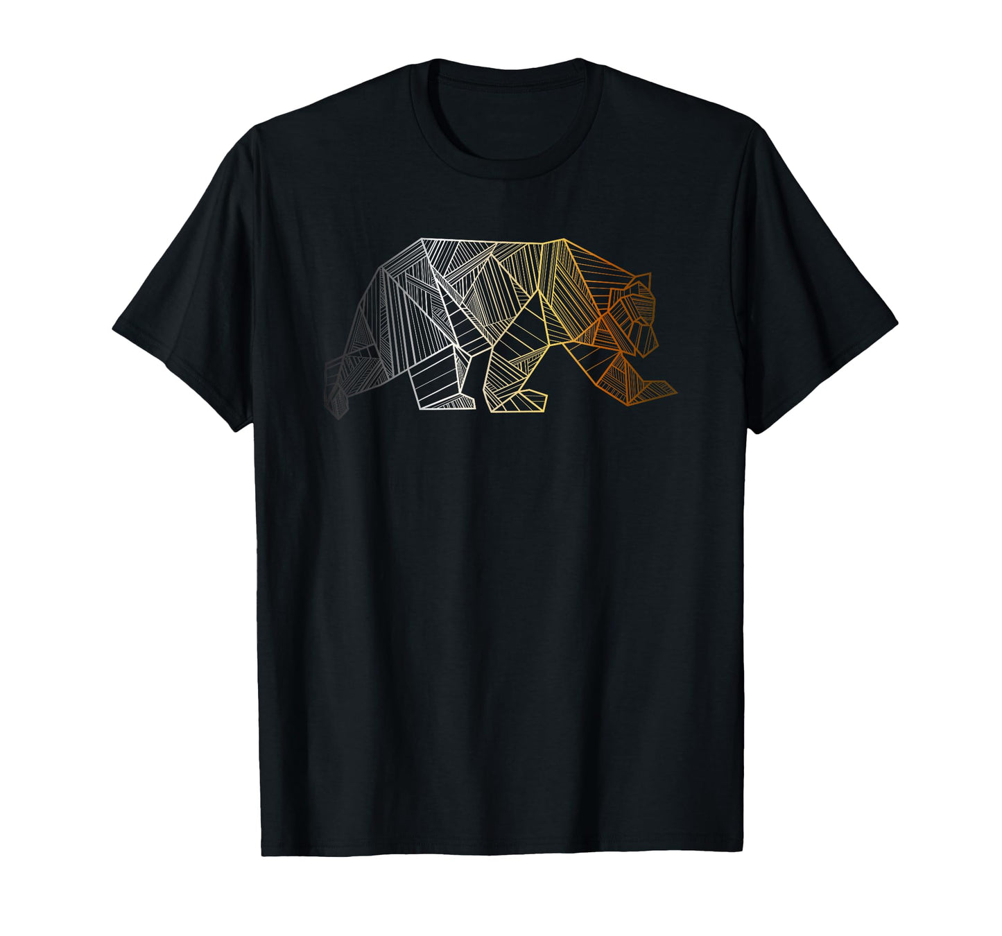 180g cotton round neck single side printed t-shirt, geometric bear pride t-shirt, suitable for gay bears and admirers, casual t-shirts for men and women, perfect t-shirt for holiday gifts, Christmas gifts, 2025 gifts, New Year gifts
