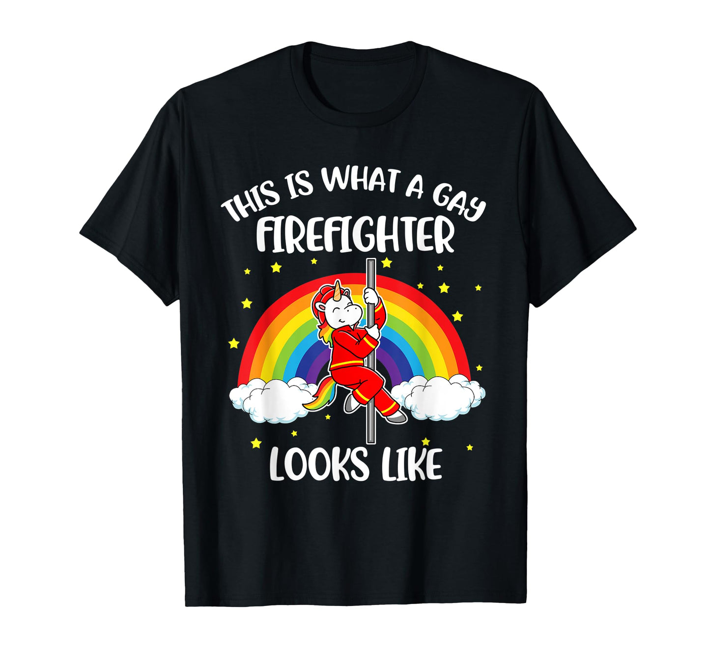 180g pure cotton round neck single-sided printed T-shirt, this is what a gay firefighter looks like T-shirt, casual T-shirt for men and women, perfect T-shirt for holiday gifts, Christmas gifts, 2025 gifts, New Year gifts