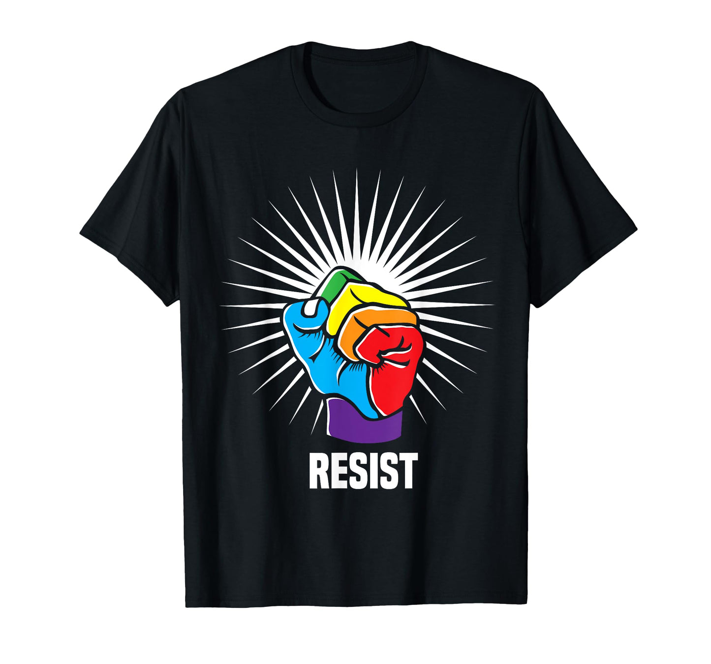 180g pure cotton round neck single-sided printed T-shirt, Rainbow Boycott Trump T-shirt - Anti-Trump LGBT Gay Pride T-shirt, Casual T-shirts for men and women, Perfect T-shirt for holiday gifts, Christmas gifts, 2025 gifts, New Year gifts
