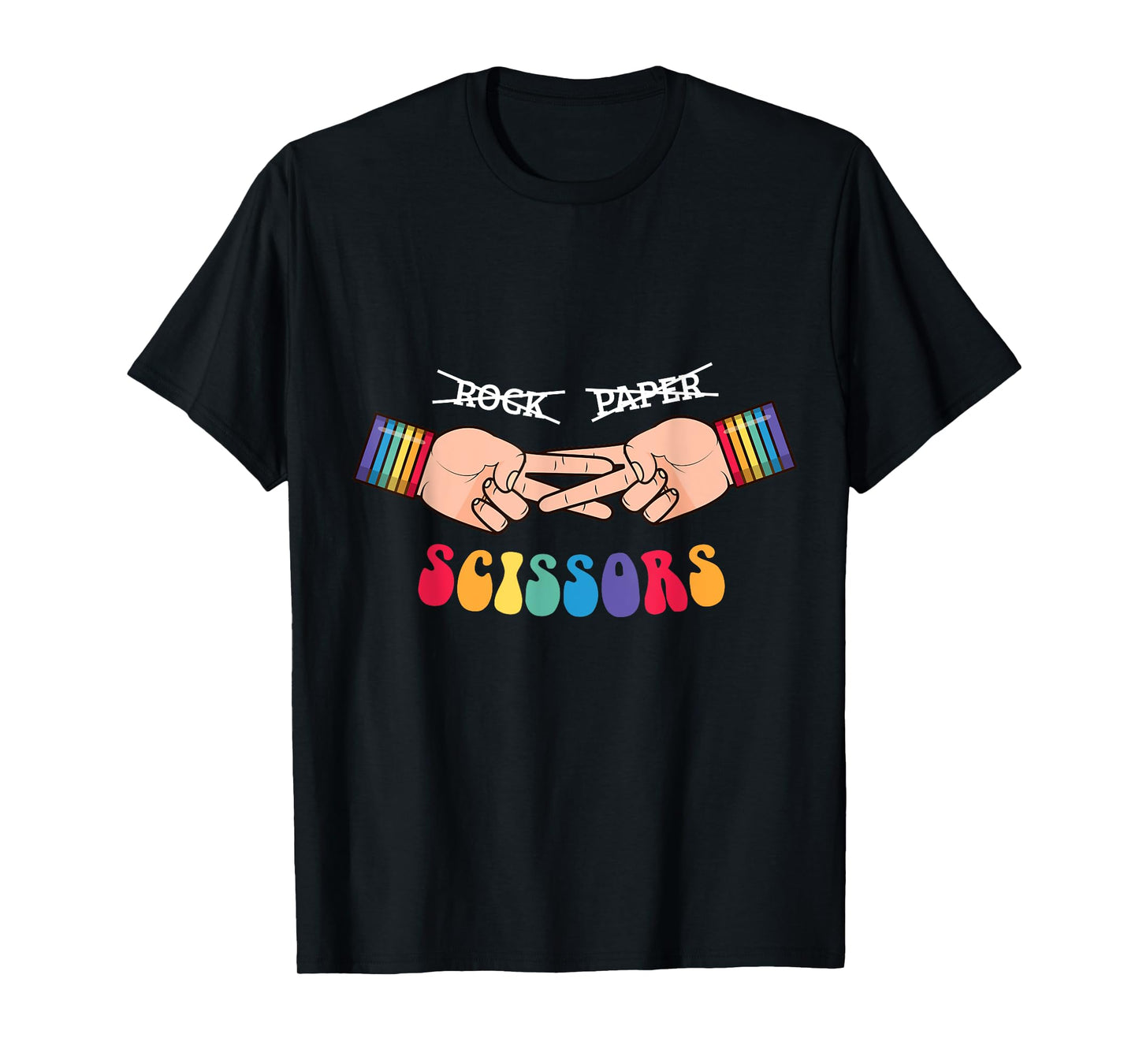 180g pure cotton round neck single-sided printed T-shirt, rock-paper-scissors LGBT funny gay T-shirt design, casual T-shirt suitable for men and women, perfect T-shirt for holiday gifts, Christmas gifts, 2025 gifts, New Year gifts