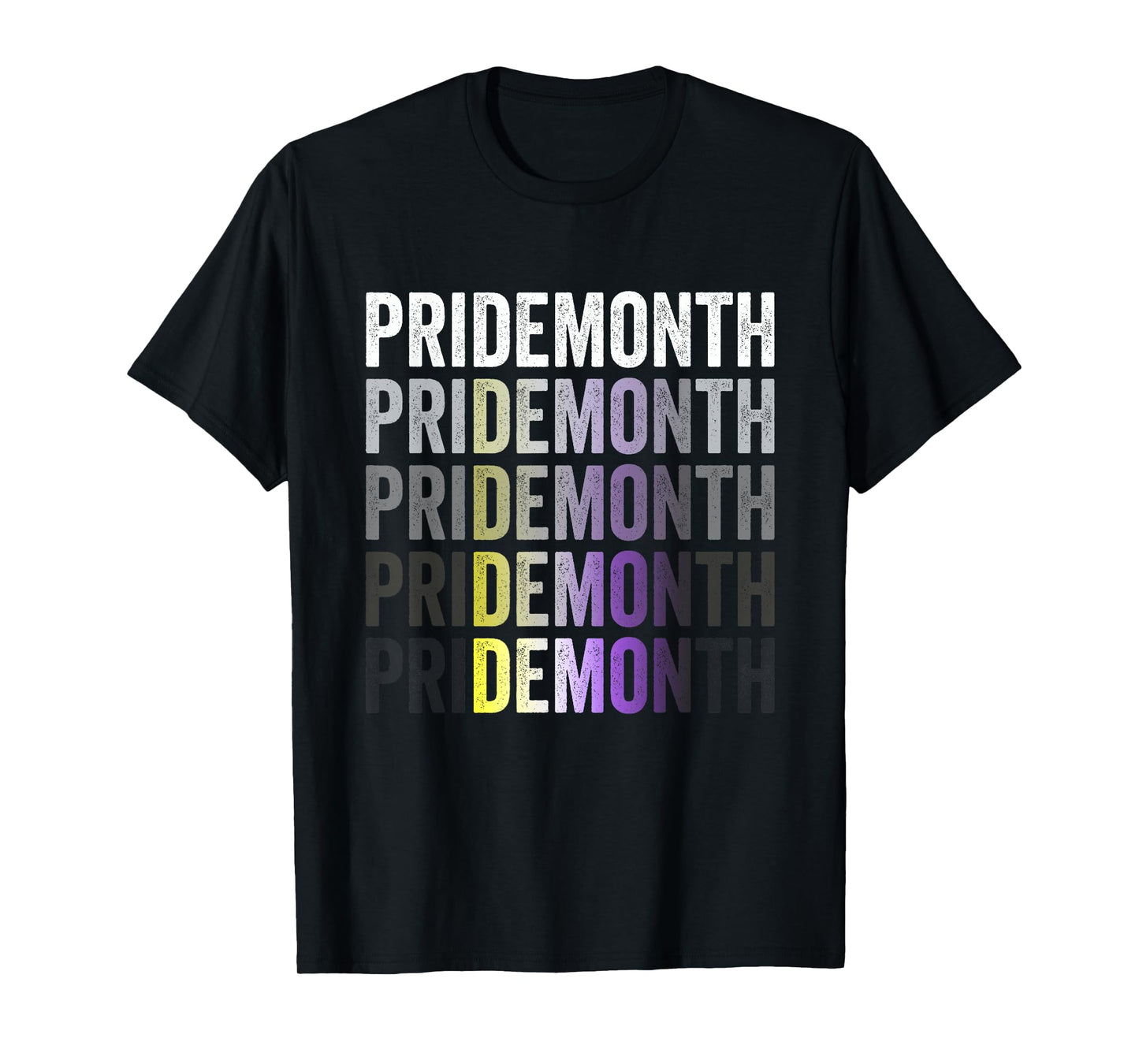 180g pure cotton round neck single side printed T-shirt, Pride Demon non-binary pride month gay LGBTQ awareness month T-shirt, casual T-shirts for men and women, perfect T-shirt for holiday gifts, Christmas gifts, 2025 gifts, New Year gifts