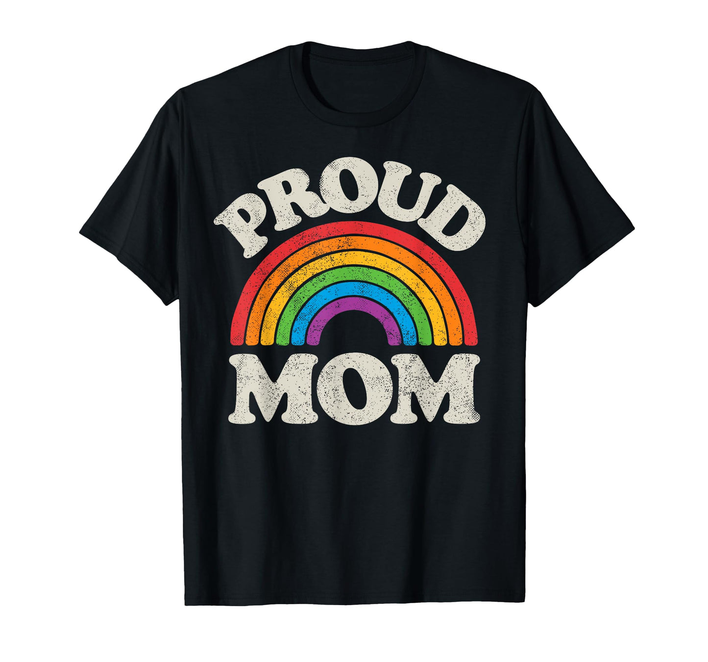 180g pure cotton round neck single side printed T-shirt, LGBTQ proud mom gay pride LGBT ally rainbow mother's day T-shirt, casual T-shirt for men and women, perfect T-shirt for holiday gift, Christmas gift, 2025 gift, New Year gift