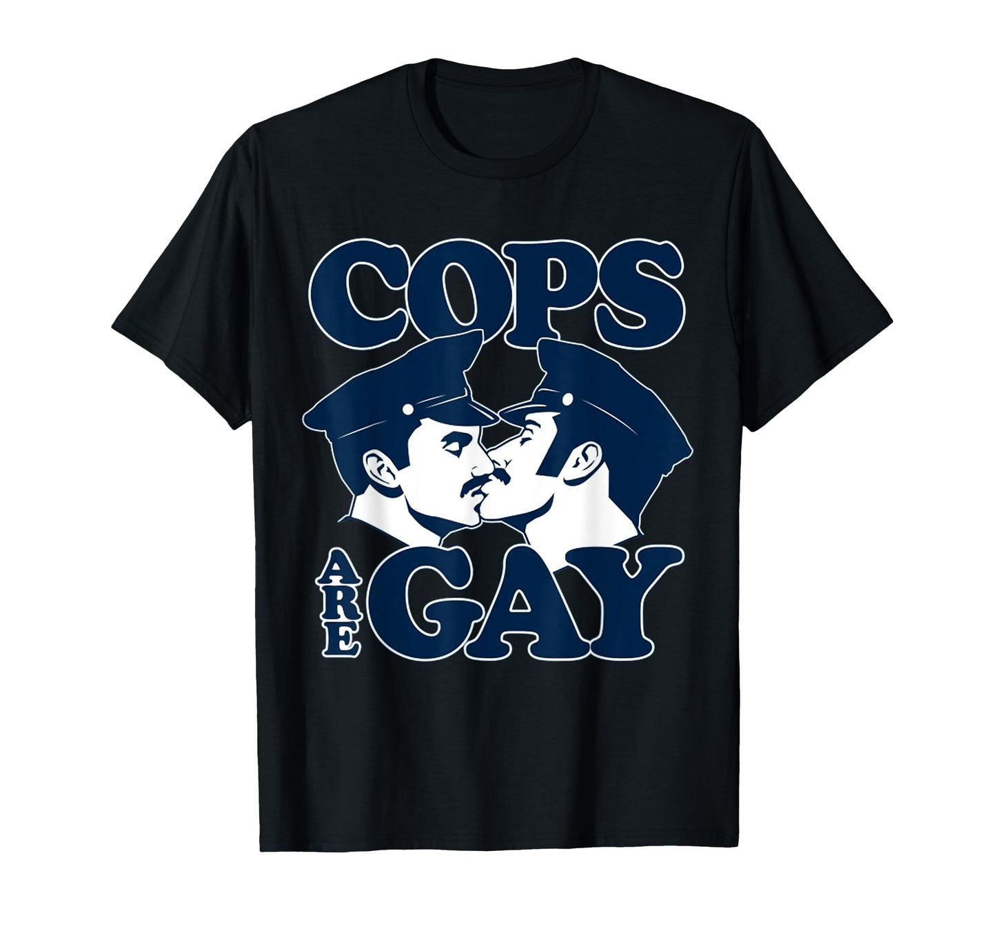 180g pure cotton round neck single side printed t-shirt, police are gay, funny saying shirt, police are gay t-shirt, casual t-shirt for men and women, perfect t-shirt for holiday gifts, Christmas gifts, 2025 gifts, New Year gifts