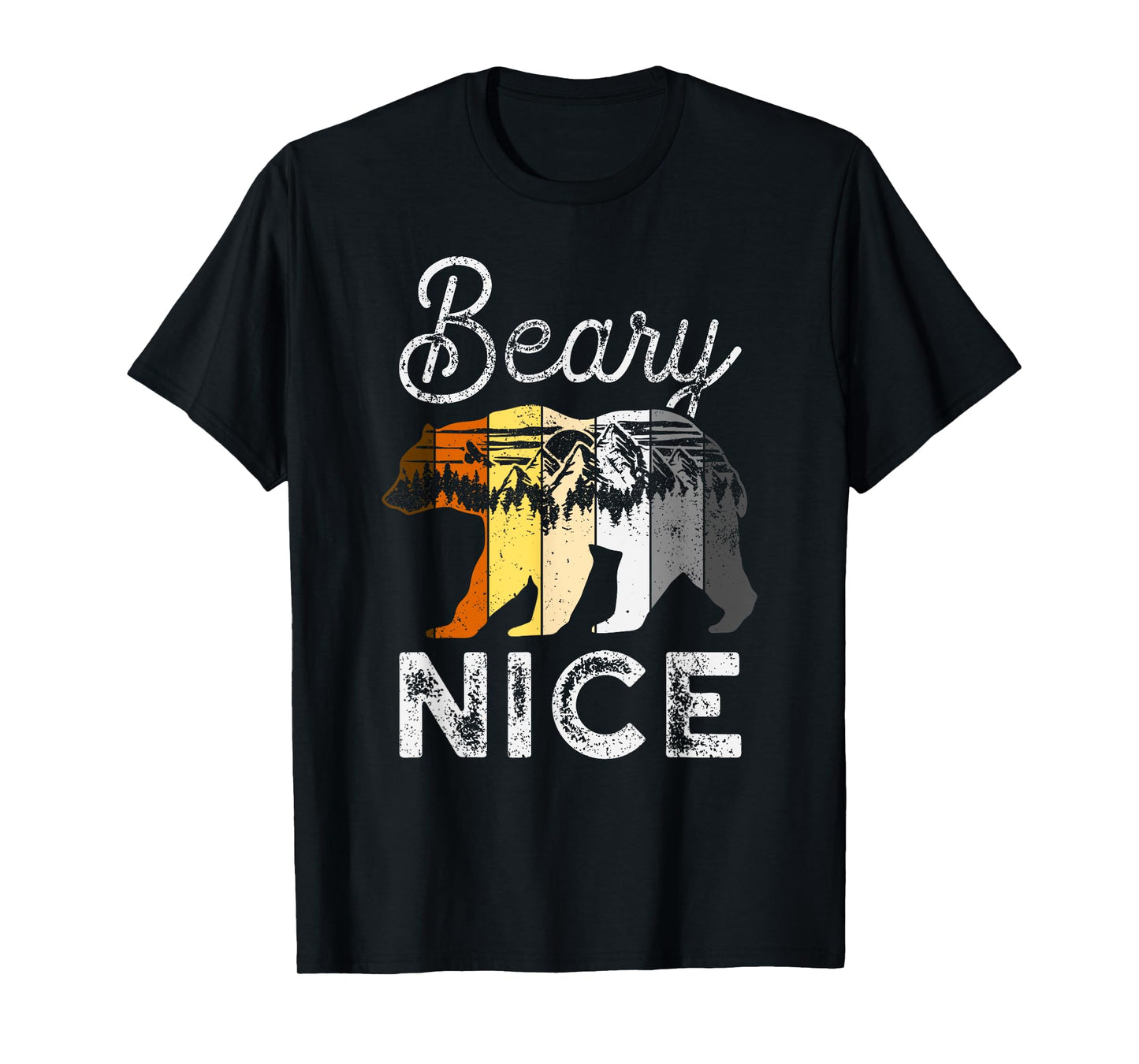 180g pure cotton round neck single side printed t-shirt, bear community, bear flag, Beary Nice, gay bear pride t-shirt, casual t-shirt for men and women, perfect t-shirt for holiday gift, Christmas gift, 2025 gift, New Year gift