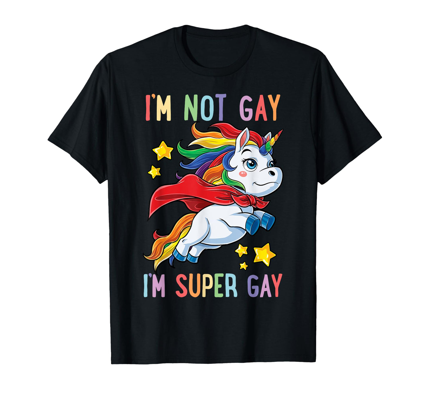 180g cotton round neck single side printed t-shirt, LGBTQ unicorn super gay pride LGBT ally rainbow flag vintage t-shirt, casual t-shirt for men and women, perfect t-shirt for holiday gift, Christmas gift, 2025 gift, New Year gift