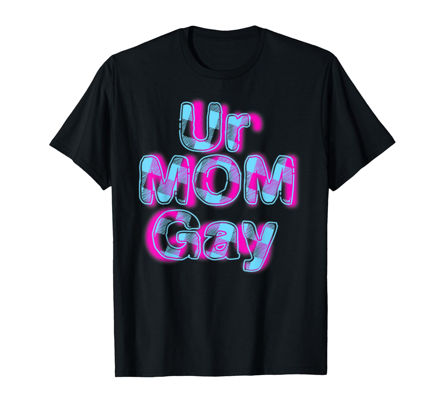 180g pure cotton round neck single side printed t-shirt, your mom gay funny quotes humor men's sarcastic pun t-shirt, casual t-shirts for men and women, perfect t-shirt for holiday gifts, Christmas gifts, 2025 gifts, New Year gifts