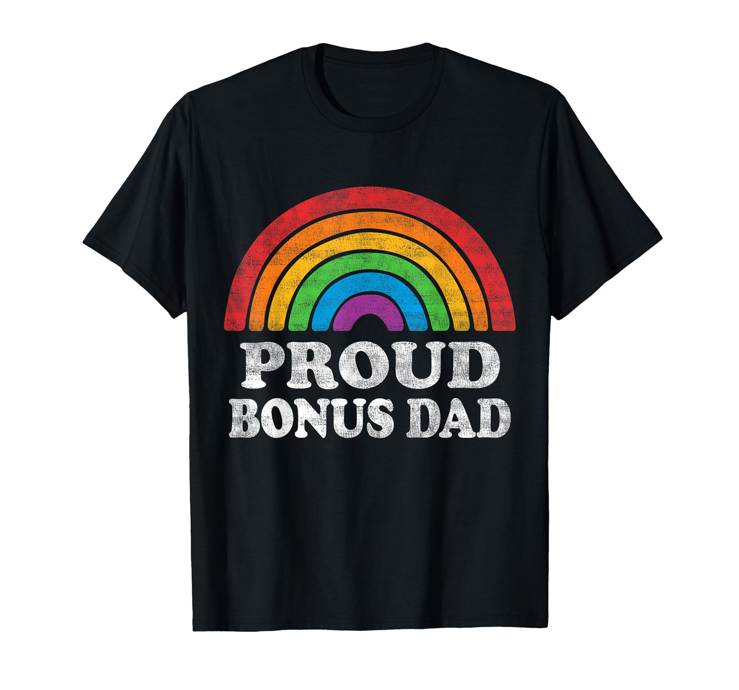 180g pure cotton round neck single-sided printed T-shirt, proud dad LGBTQ rainbow support LGBT gay pride month T-shirt, casual T-shirt suitable for men and women, perfect T-shirt for holiday gifts, Christmas gifts, 2025 gifts, New Year gifts